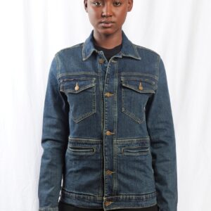 CASACA DE JEAN - ESCUDO BORDADO