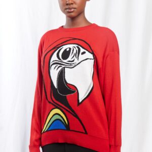 SUETER GUACAMAYO ROJO